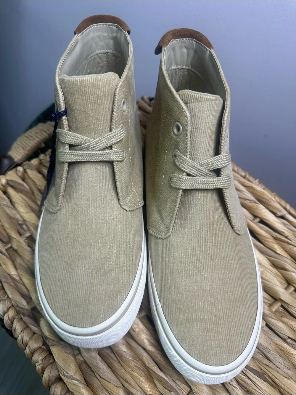 Polo by Ralph Lauren Tan Canvas Chukka Boots